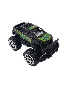 Megatoys Monster Truck Fest 4x4 Black Off Road Toy Truck Plastic 1:36
